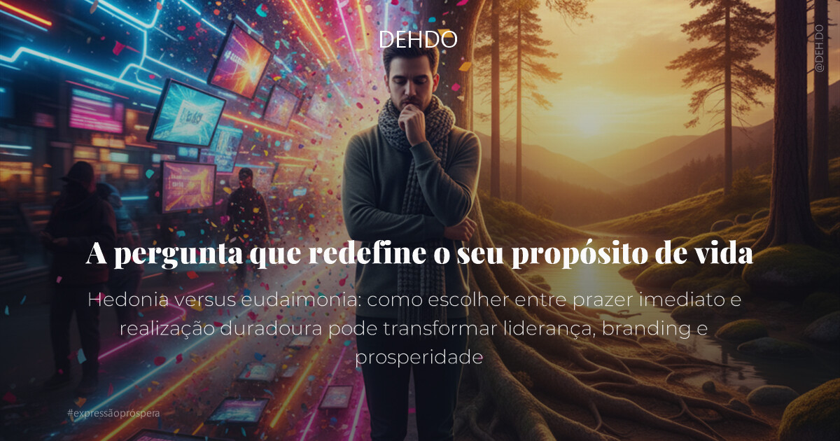 A pergunta que redefine o seu propósito de vida