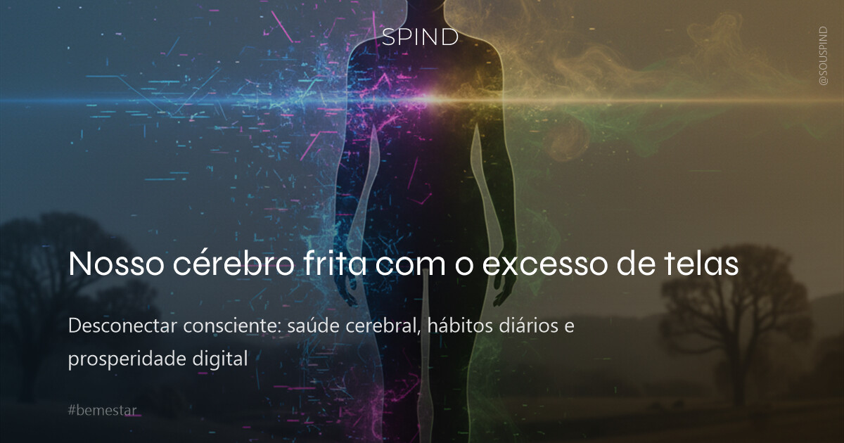 Nosso cérebro frita com o excesso de telas