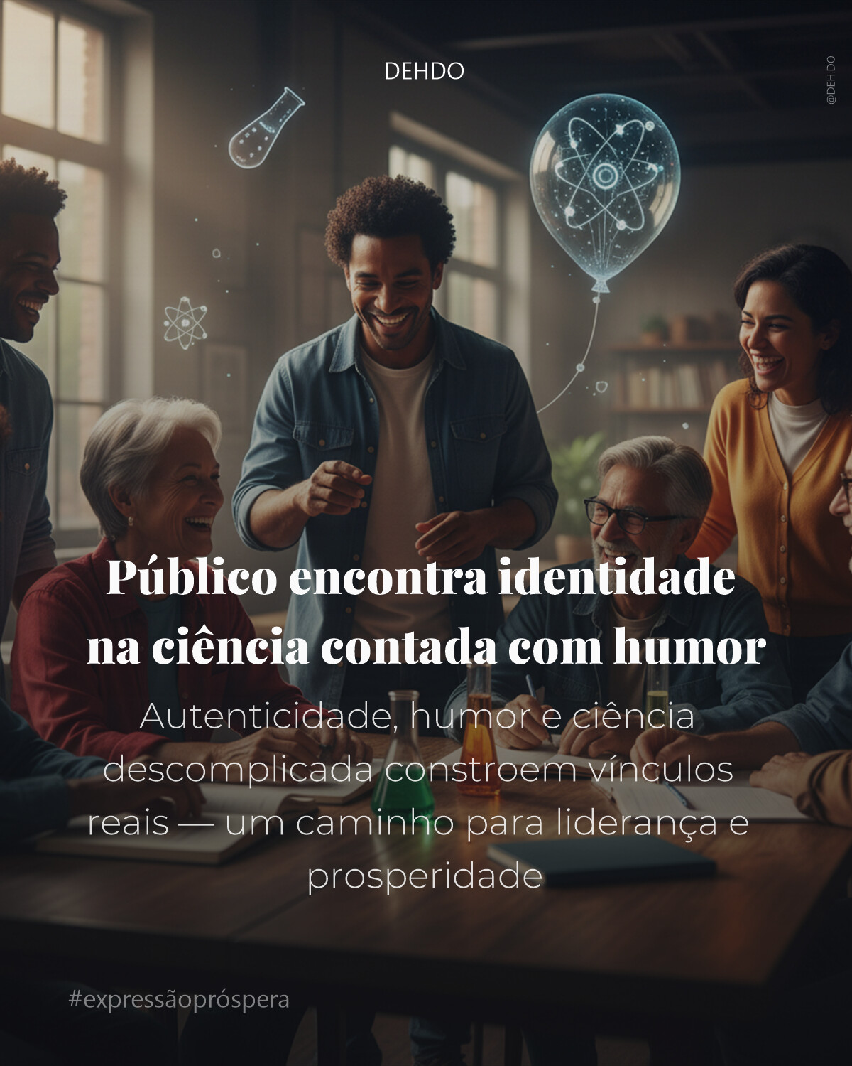 Público encontra identidade na ciência contada com humor
