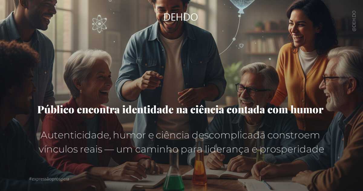 Público encontra identidade na ciência contada com humor
