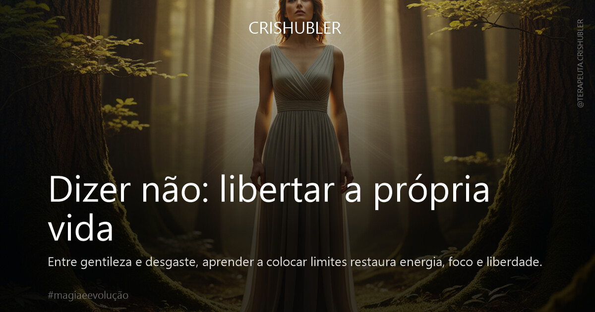 Dizer não: libertar a própria vida