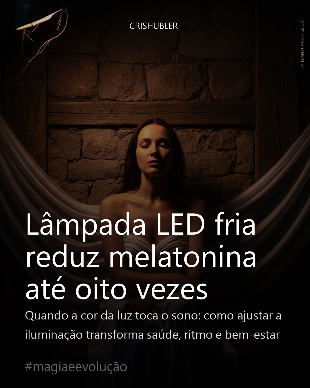 Lâmpada LED fria reduz melatonina até oito vezes