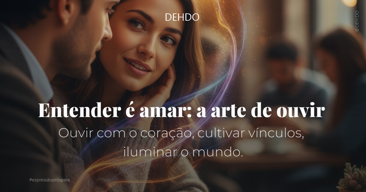 Entender é amar: a arte de ouvir