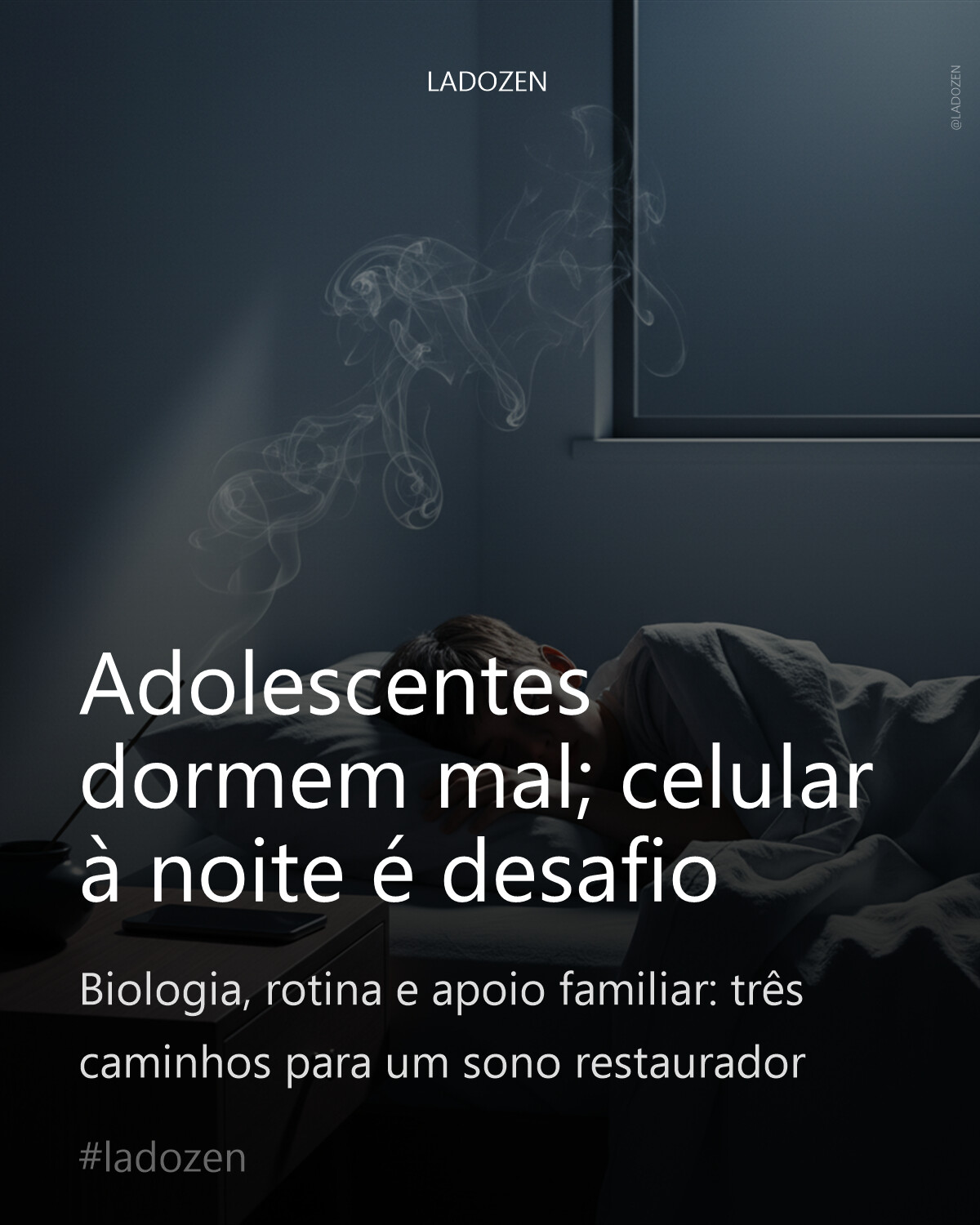 Adolescentes dormem mal; celular à noite é desafio