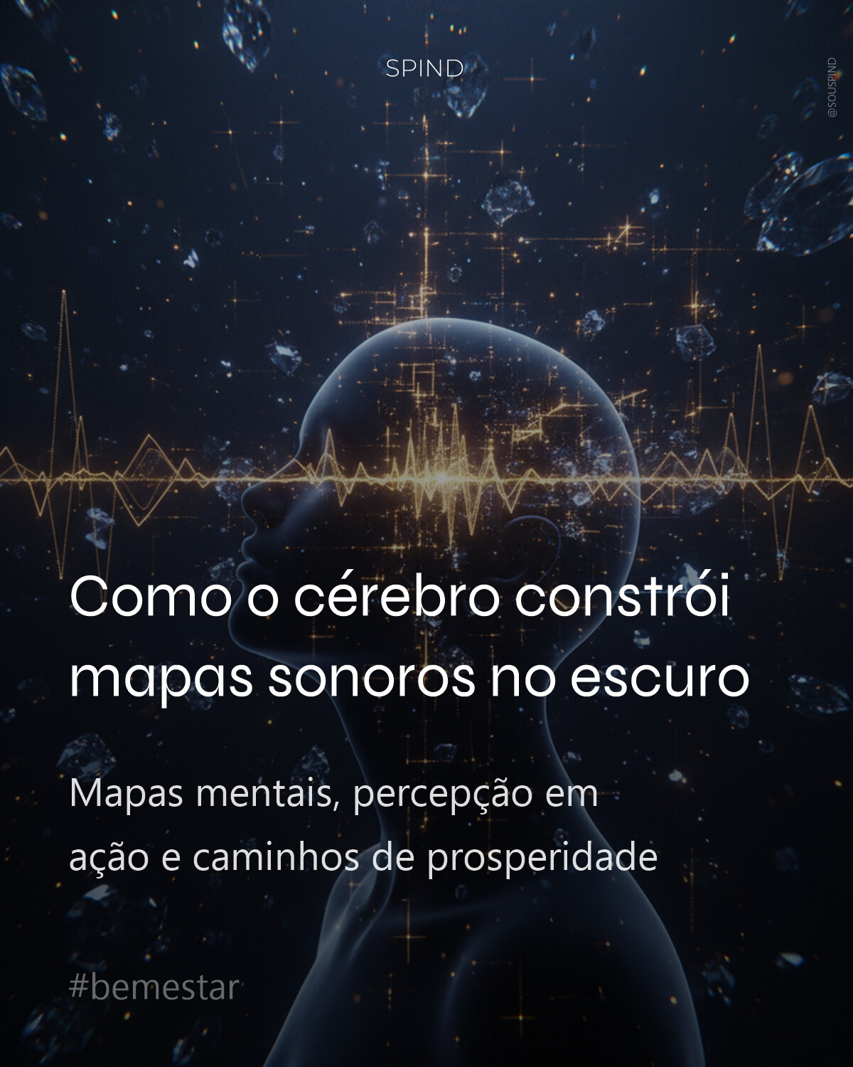 Como o cérebro constrói mapas sonoros no escuro