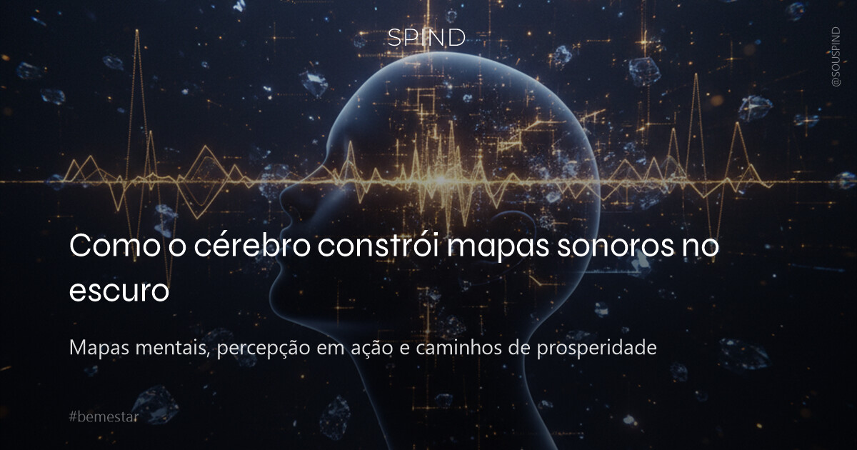Como o cérebro constrói mapas sonoros no escuro