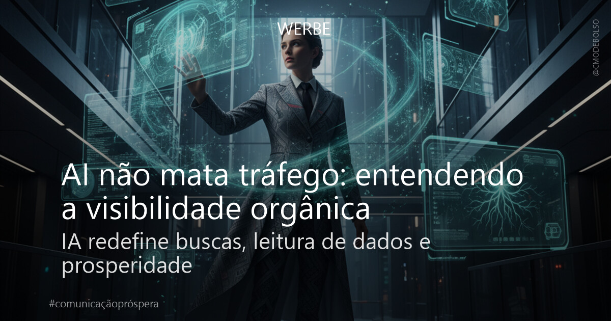 AI não mata tráfego: entendendo a visibilidade orgânica