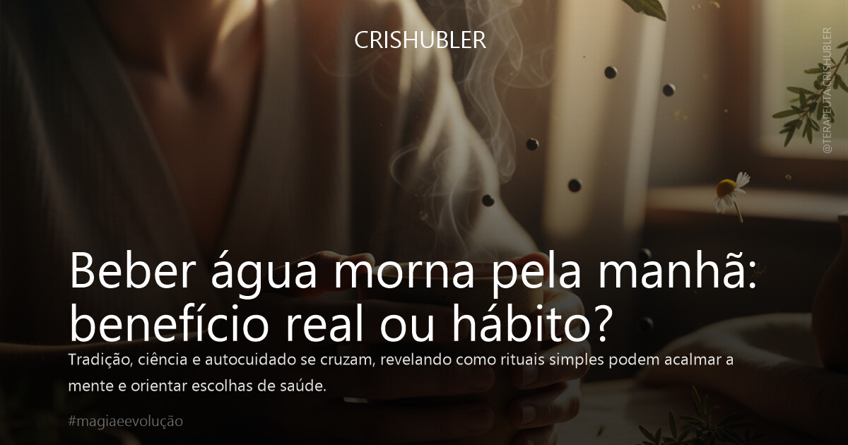 Beber água morna pela manhã: benefício real ou hábito?