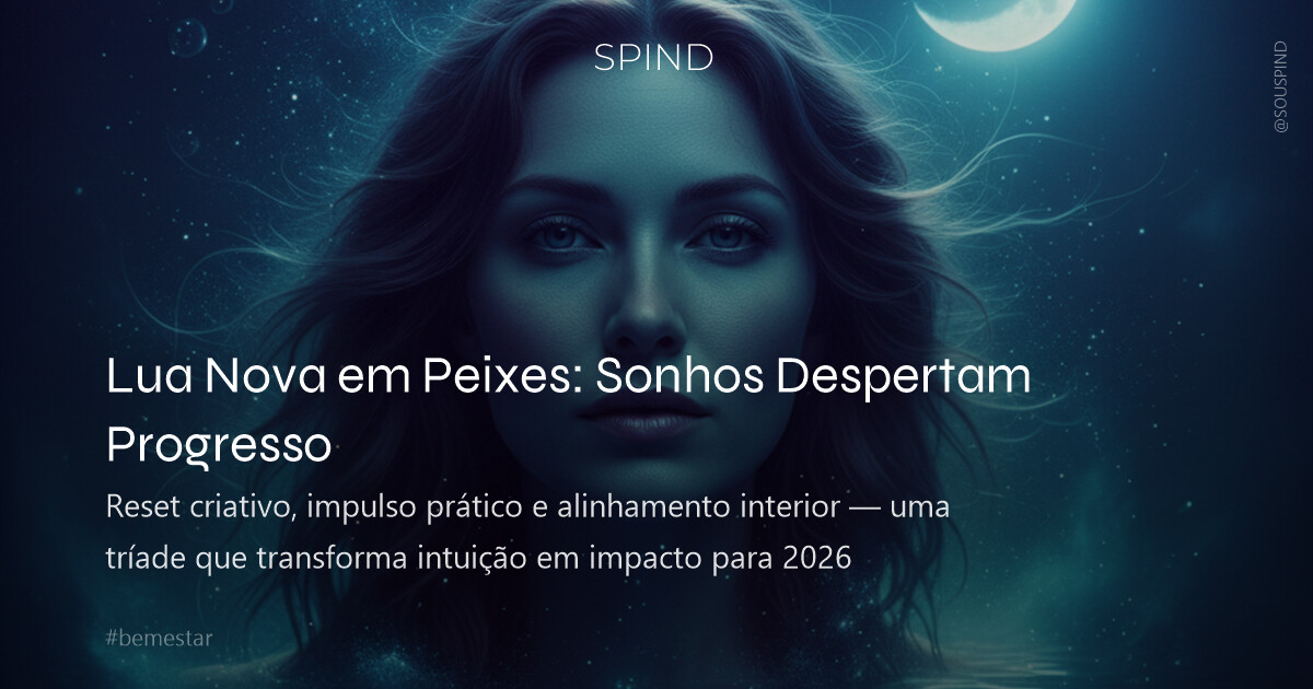 Lua Nova em Peixes: Sonhos Despertam Progresso