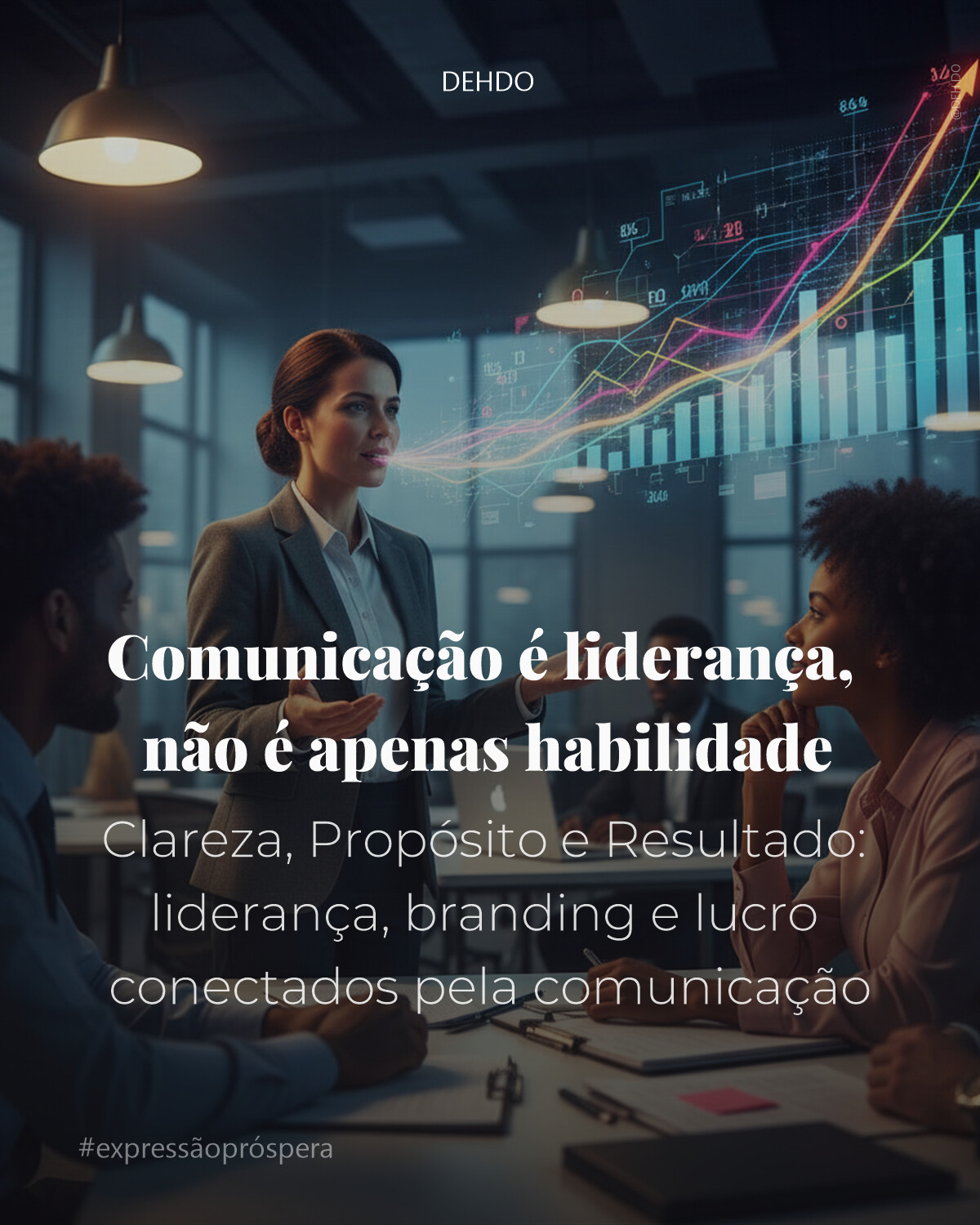 Comunicação é liderança, não é apenas habilidade