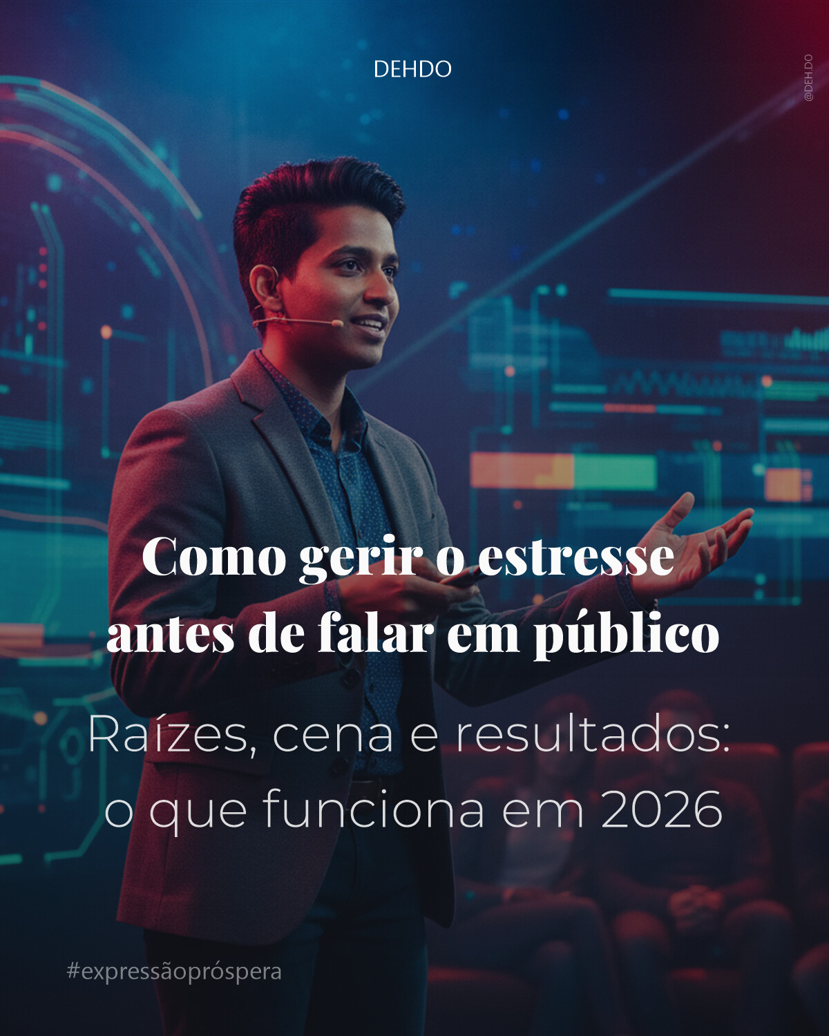 Como gerir o estresse antes de falar em público