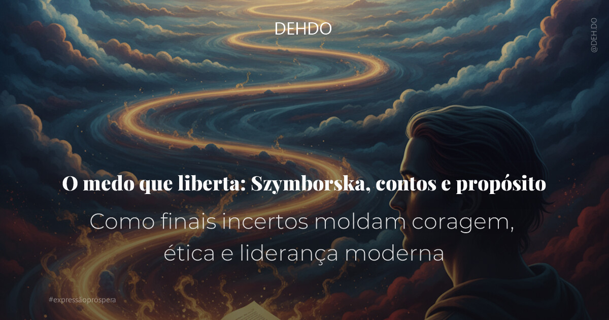 O medo que liberta: Szymborska, contos e propósito