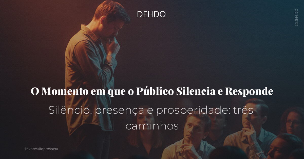 O Momento em que o Público Silencia e Responde