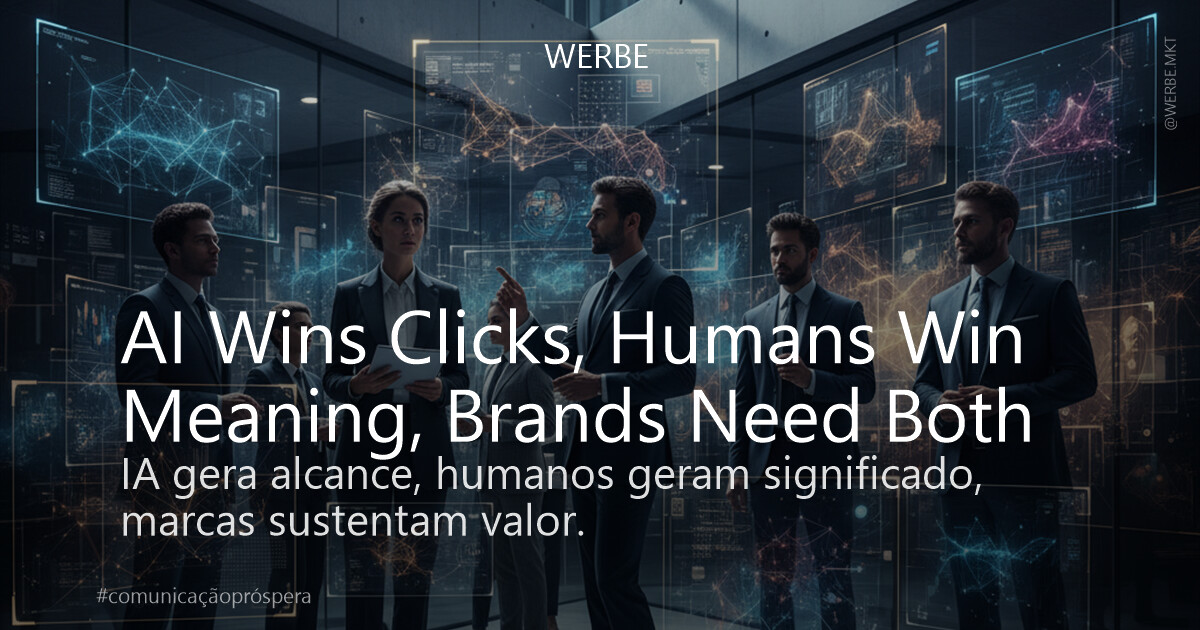 AI Wins Clicks, Humans Win Meaning, Brands Need Both