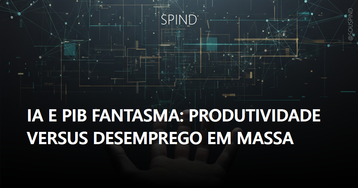 IA e PIB Fantasma: Produtividade versus Desemprego em Massa