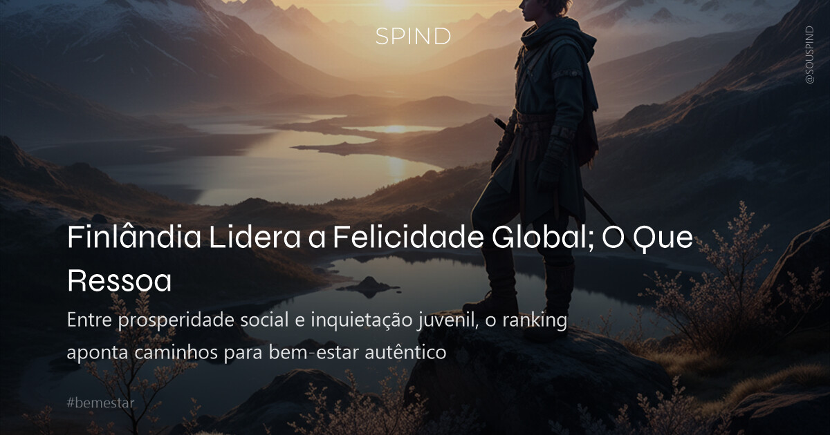 Finlândia Lidera a Felicidade Global; O Que Ressoa