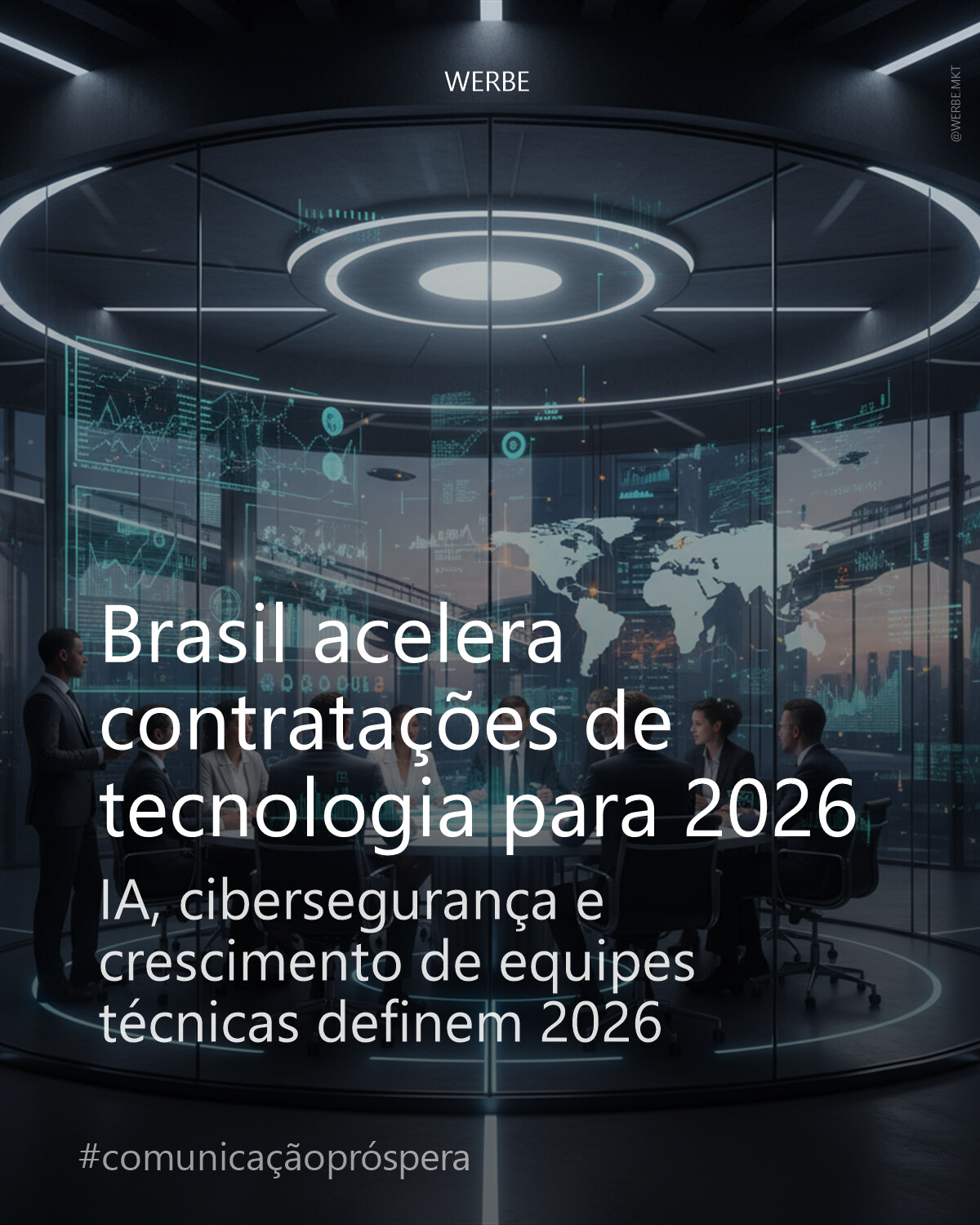 Brasil acelera contratações de tecnologia para 2026
