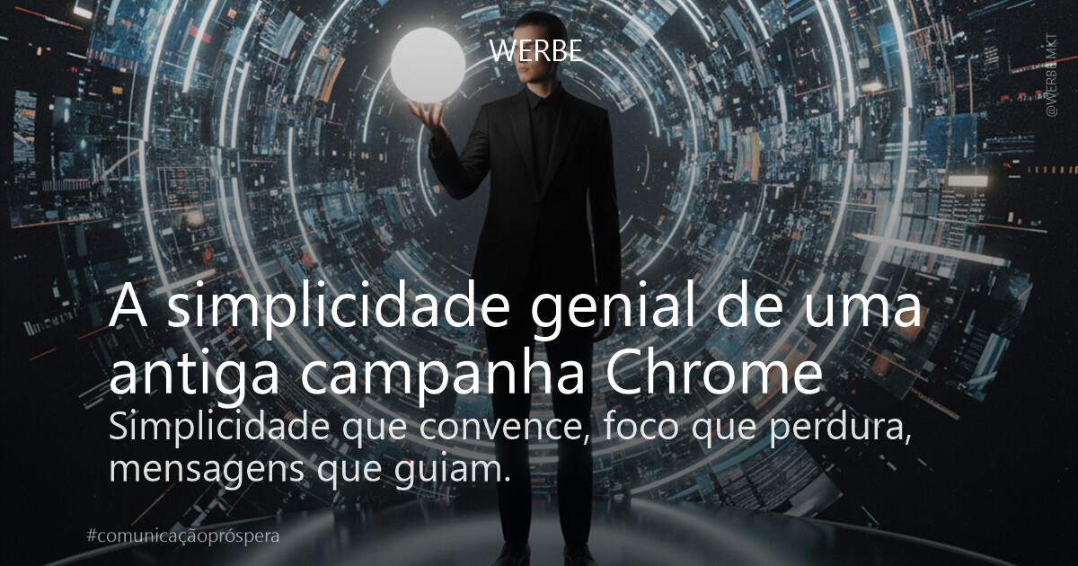 A simplicidade genial de uma antiga campanha Chrome
