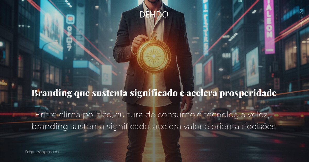 Branding que sustenta significado e acelera prosperidade
