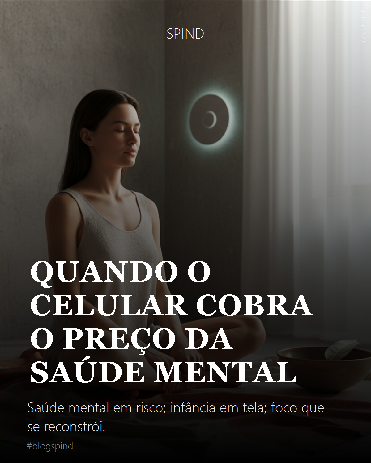 Quando o celular cobra o preço da saúde mental