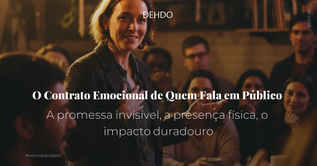 O Contrato Emocional de Quem Fala em Público