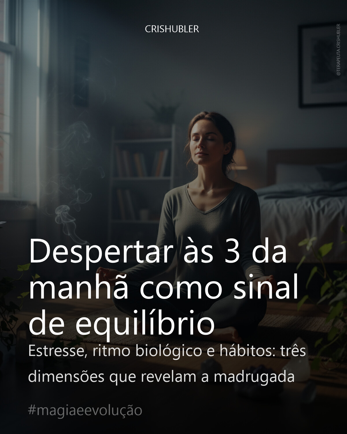 Despertar às 3 da manhã como sinal de equilíbrio