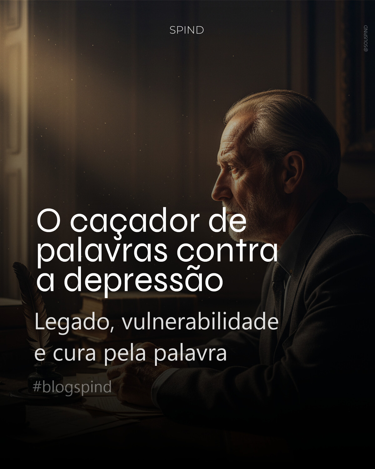 O caçador de palavras contra a depressão