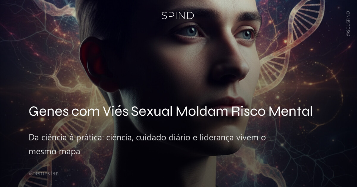 Genes com Viés Sexual Moldam Risco Mental