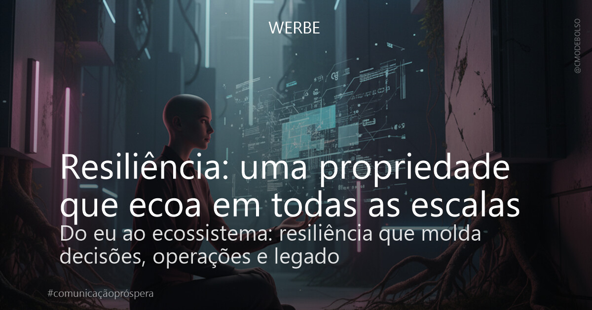 Resiliência: uma propriedade que ecoa em todas as escalas