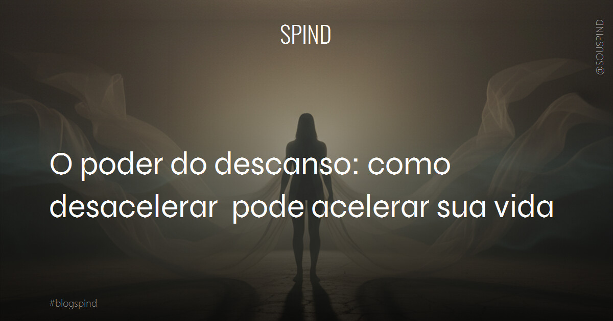 Uma figura humana em silhueta, quase etérea, em um espaço de quietude profunda. Luz suave e dourada emana de um ponto focal, criando sombras longas e dramáticas. Texturas de névoa translúcida e tecidos fluidos que sugerem movimento desacelerado, porém com uma energia latente. A atmosfera é de introspecção e clareza mental, com a sensação de tempo suspenso e potencial desabrochando. Predominam tons neutros e terrosos, com toques sutis de azul-esverdeado e dourado. Minimalista, com uma profundidade que evoca sabedoria e renovação interior.