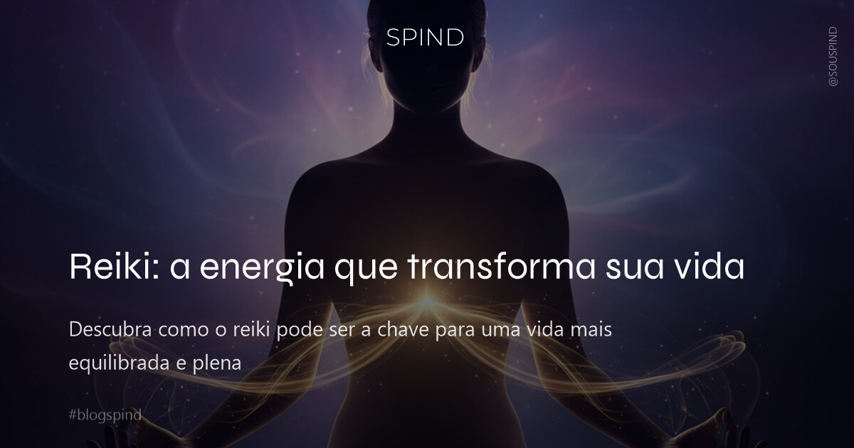 Uma silhueta serena de uma pessoa em postura meditativa, com as mãos suavemente posicionadas, emanando uma luz etérea dourada e sutil. Fluxos energéticos delicados e translúcidos visíveis ao redor das mãos e do corpo. O fundo é uma fusão sofisticada de roxos e azuis cósmicos profundos, com texturas suaves e fluidas que sugerem energia universal. Iluminação de alto contraste acentua o brilho e define a figura, criando uma atmosfera cinematográfica e espiritual. Ultra realista, 4k.