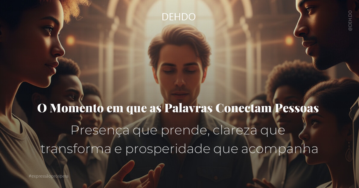 O Momento em que as Palavras Conectam Pessoas