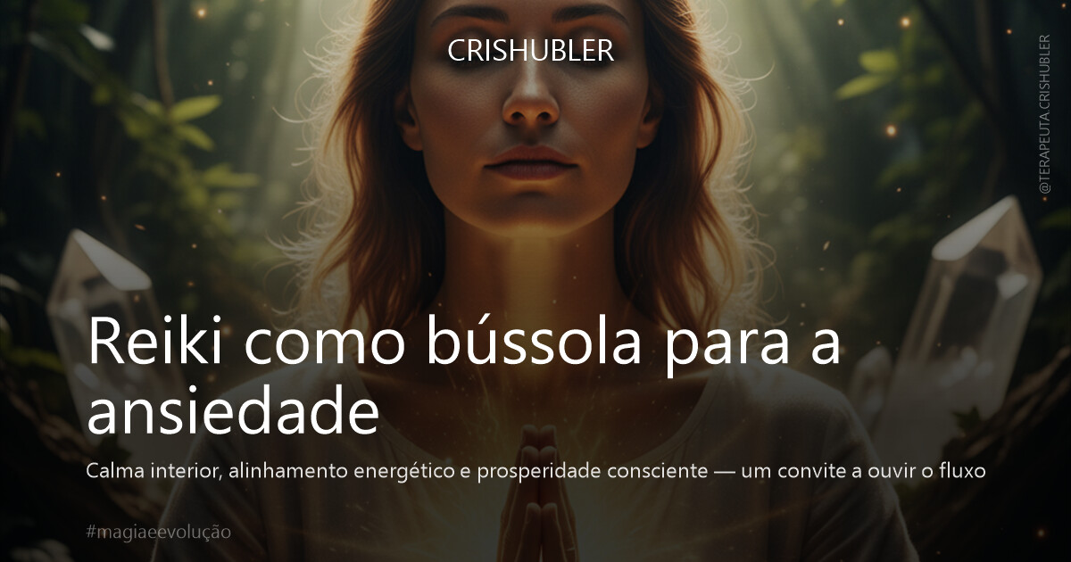 Reiki como bússola para a ansiedade