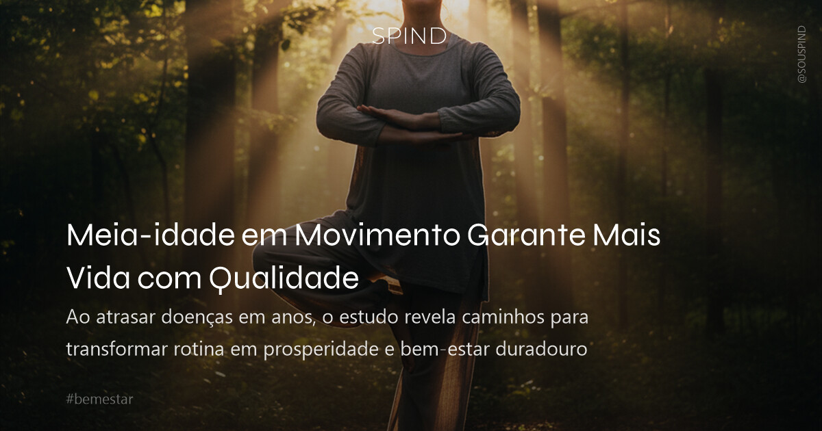 Meia-idade em Movimento Garante Mais Vida com Qualidade