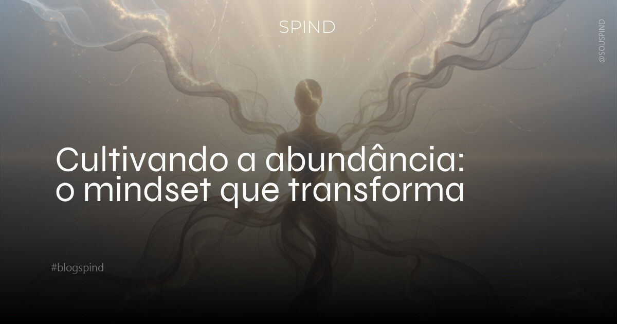 Uma representação etérea e minimalista da mente humana em expansão. Luz dourada e difusa emana do centro, envolvendo uma silhueta abstrata que sugere crescimento e conexão. Texturas suaves de névoa e seda se entrelaçam com filamentos luminosos, criando um campo energético que irradia serenidade e potencial ilimitado. A atmosfera é de introspecção e revelação, com toques de azul celeste e branco perolado nas bordas, enfatizando um despertar consciente.