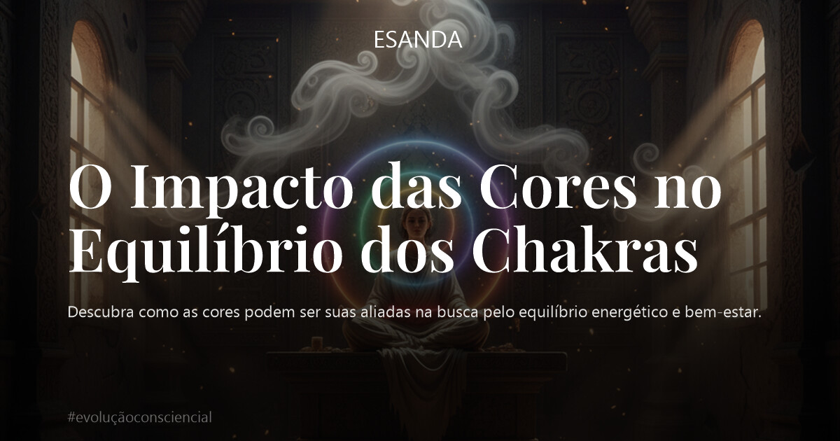 Cena ultra-realista e HDR: Uma figura serena em meditação profunda, vestindo túnicas de tecido natural, em um templo antigo de pedra esculpida, com luzes difusas e cores sutis dos chakras (vermelho, laranja, amarelo, verde, azul, índigo, violeta) emanando suavemente ao redor do corpo. Atmosfera etérea com fumaça de incenso subindo em espiral, criando texturas oníricas. Luz dourada filtrando através de frestas, realçando a poeira no ar. Reflexos vívidos e sombras profundas, estilo cinematográfico 4K.