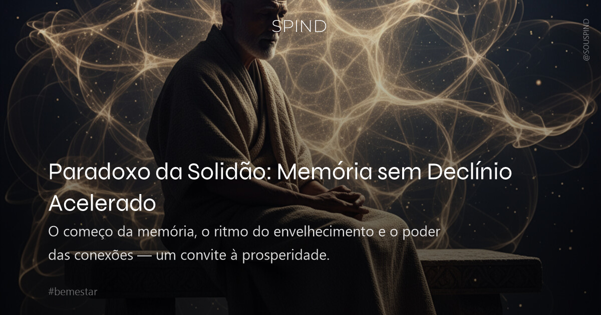 Paradoxo da Solidão: Memória sem Declínio Acelerado