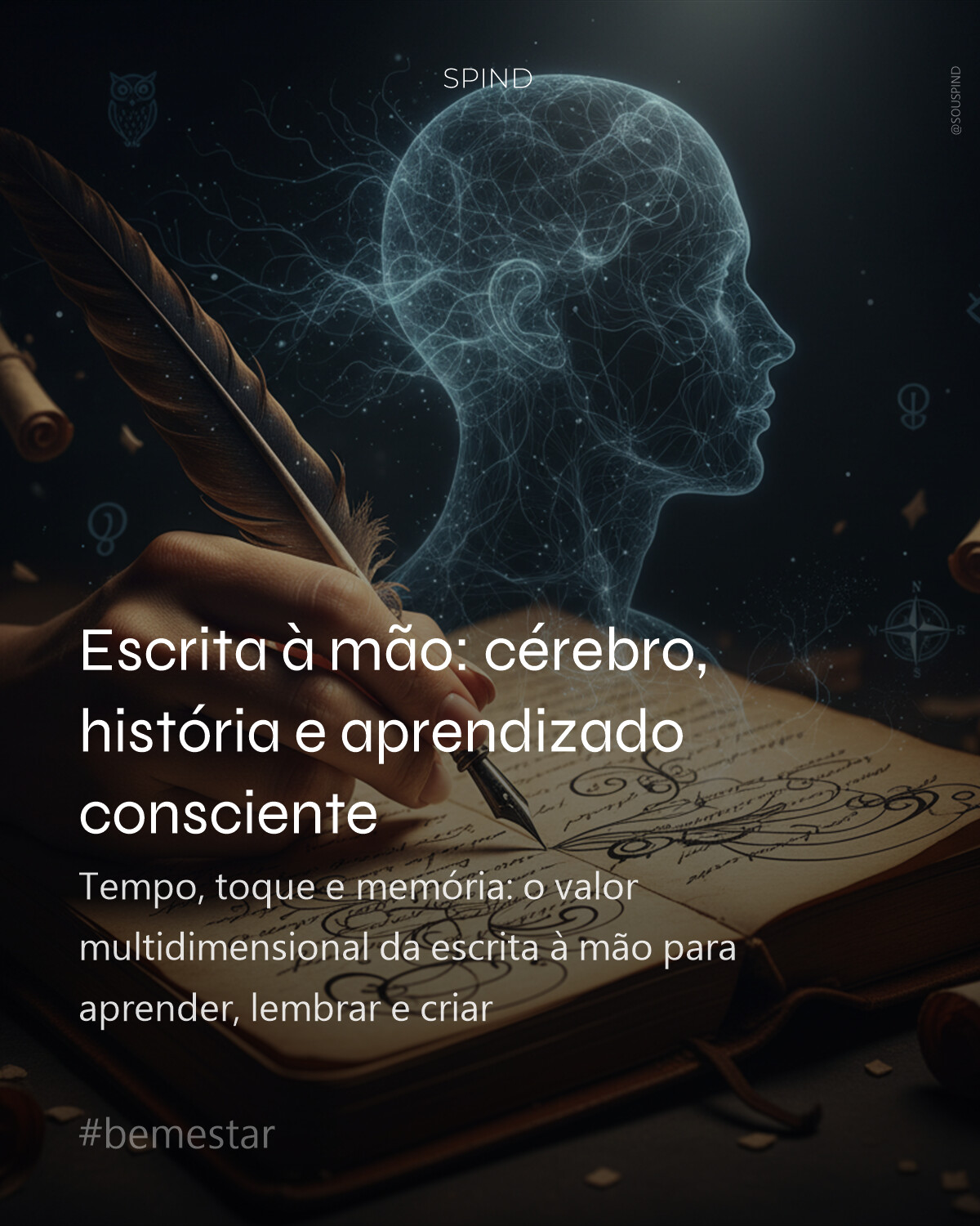 Escrita à mão: cérebro, história e aprendizado consciente