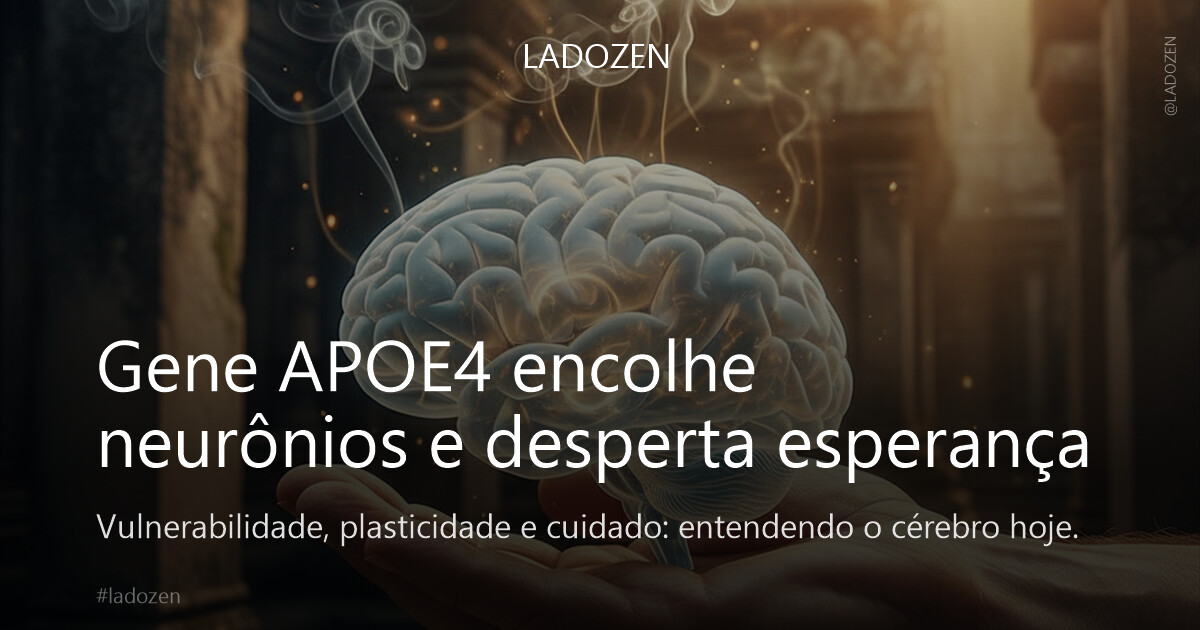 Gene APOE4 encolhe neurônios e desperta esperança