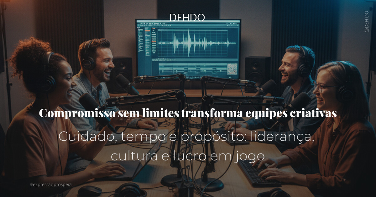 Compromisso sem limites transforma equipes criativas