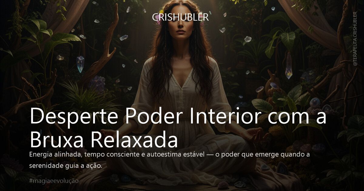 Desperte Poder Interior com a Bruxa Relaxada