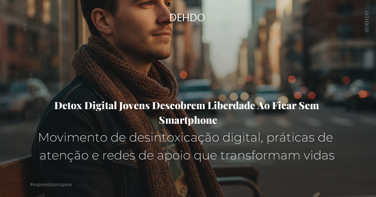 Detox Digital Jovens Descobrem Liberdade Ao Ficar Sem Smartphone