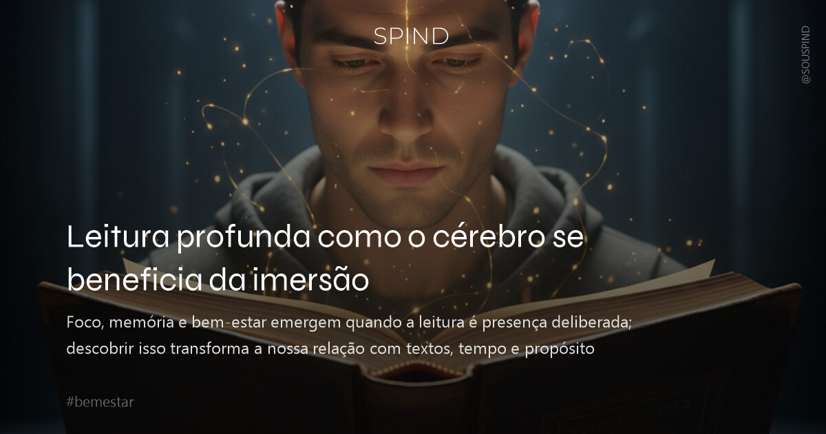 Leitura profunda como o cérebro se beneficia da imersão
