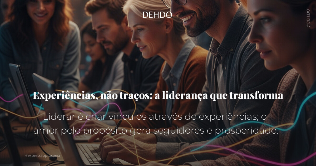Experiências, não traços: a liderança que transforma