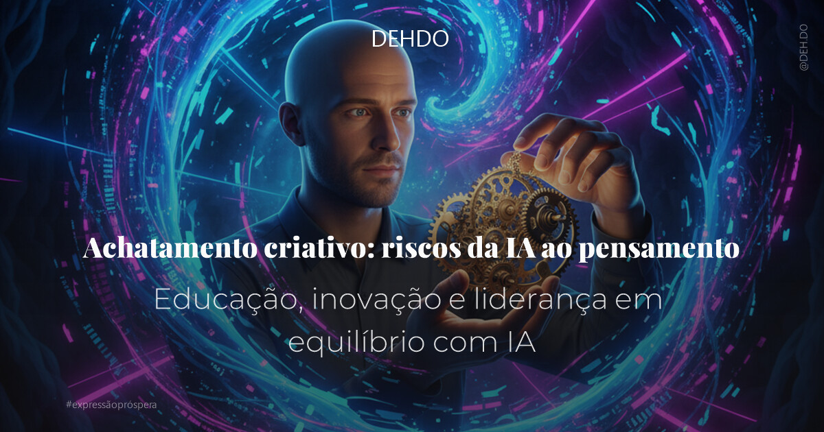 Achatamento criativo: riscos da IA ao pensamento