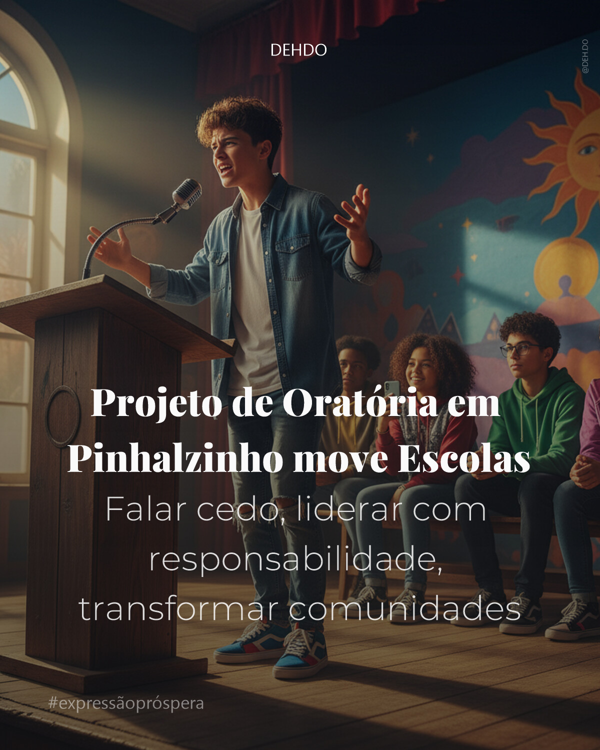 Projeto de Oratória em Pinhalzinho move Escolas