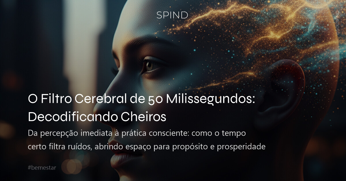 O Filtro Cerebral de 50 Milissegundos: Decodificando Cheiros