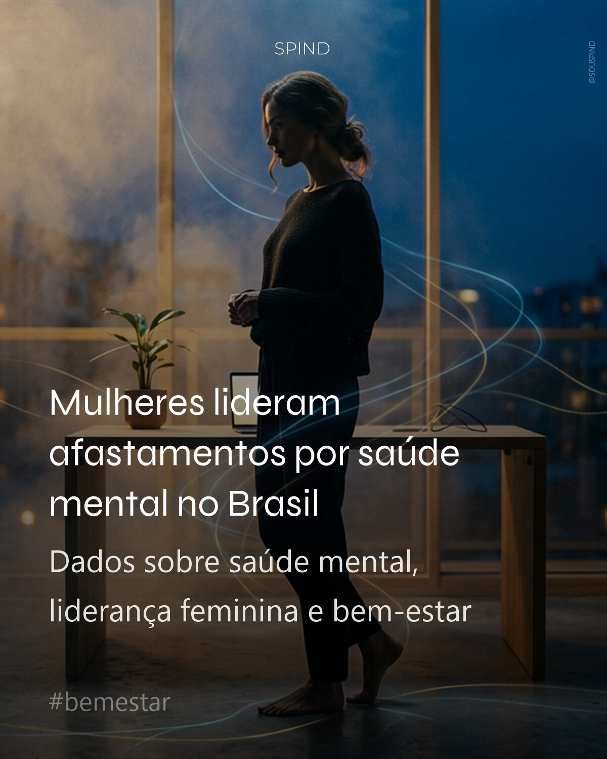 Mulheres lideram afastamentos por saúde mental no Brasil