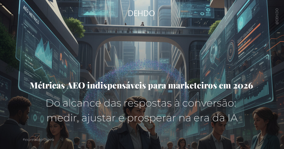 Métricas AEO indispensáveis para marketeiros em 2026