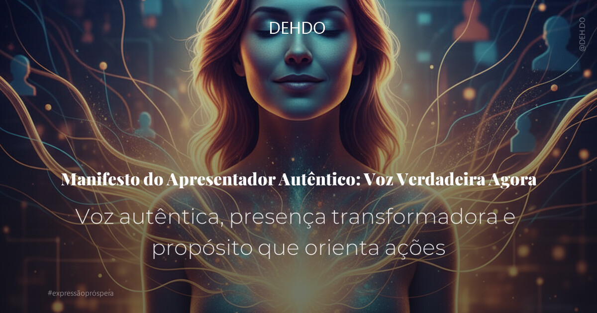 Manifesto do Apresentador Autêntico: Voz Verdadeira Agora
